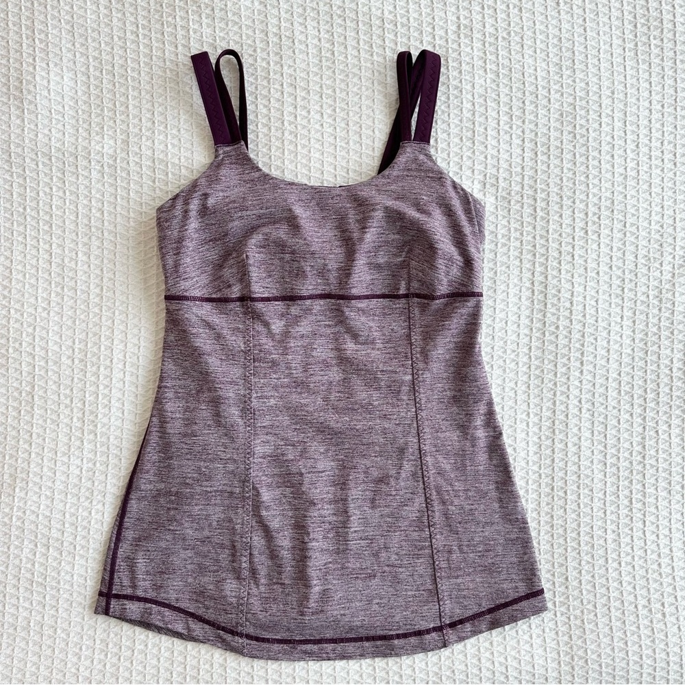 Lululemon purple workout tank top